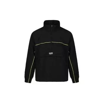 Adidas Originals Трилистник с воротником-стойкой Пуловер Спортивная куртка Мужские куртки Черный FM2272 M