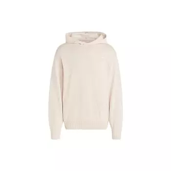 Adidas Originals Трилистник с вышитым логотипом и капюшоном с длинными рукавами, вязаный топ, мужские топы Miracle-White HR2977 L