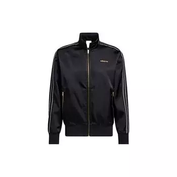 Adidas Originals Trefoil Куртка-трек с молнией V1 Мужская Верхняя одежда Черный H31290 M