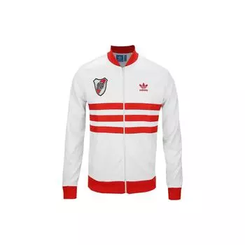 Adidas Originals Удобная повседневная спортивная куртка с длинным рукавом на молнии для мужчин, белая AY2673 L