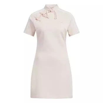 Adidas Originals Удобное Модное Универсальное Высококлассное Платье с Коротким Рукавом Женские платья Miracle-Quartz KB6410 M