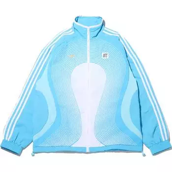 adidas x NTS Radio Спортивная куртка SST с принтом по всей поверхности Sky Rush Унисекс Уличная одежда JI5143 XS