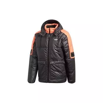 Adidas оригиналы RYV. Спортивная хлопковая куртка средней длины с капюшоном и цветными блоками, мужская верхняя одежда, черный GC8687 L