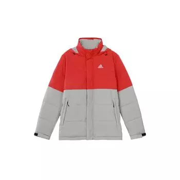 Adidas Outdoor Hooded Down Jacket Зимний сезон Мужская верхняя одежда Металлик-серый GF0110 M