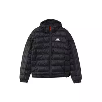 Adidas Outdoor Повседневная спортивная хлопковая куртка с капюшоном Мужская верхняя одежда Черный FI2760 M