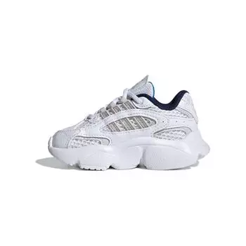 Adidas Ozmillen Cloud Белый Серый Ярко-синий (ТД) Детские кроссовки Grey-One IE5557 19