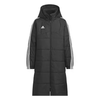 Adidas Пальто Детское Must Have 3 Полоски Свободный Покрой Длинное Пальто KWY19 Черный (JH1087)