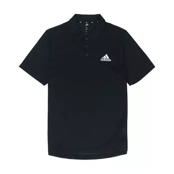 Adidas Performance Polo Training Sports Дышащая рубашка с коротким рукавом Мужские топы Черный GM2134 S