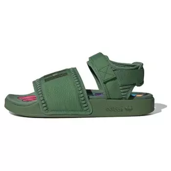 Adidas Pharrell x Adilette 2.0 Sandal Tribe Green Мужские кроссовки FU7611