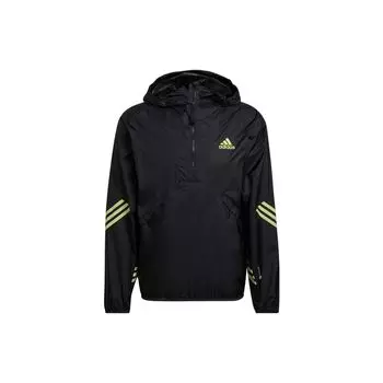 Adidas Полосатая спортивная куртка с логотипом и полумолнией Мужские куртки черные H65744 L