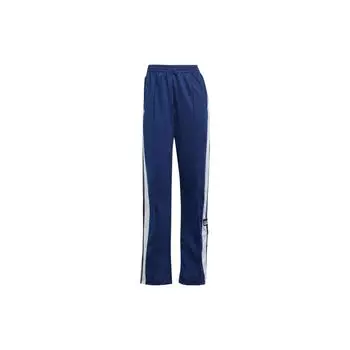 Adidas Полосатые спортивные штаны с логотипом Originals, женские брюки, темно-синие IK3853 XS