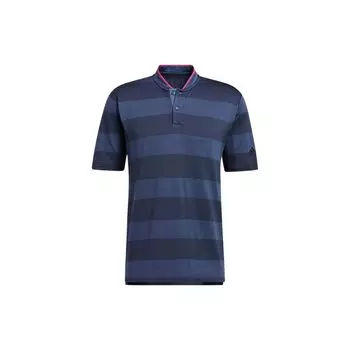 Adidas Полосатый логотип свитер поло рубашка мужская поло рубашки синяя GL4639 XL