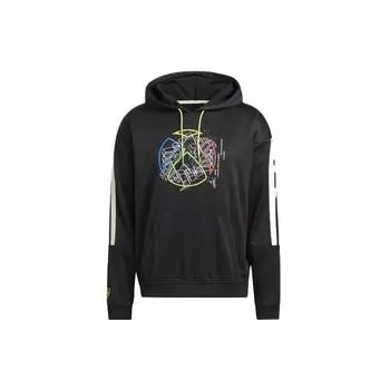 Adidas Повседневная Баскетбольная Толстовка Мужская Толстовка Черный HB5430 M