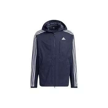 Adidas Повседневная мужская толстовка в полоску с вышивкой Legend-Ink IA9389 M