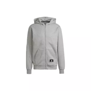 Adidas Повседневная спортивная дышащая куртка с капюшоном для мужчин, верхняя одежда, серая HE2224 XS