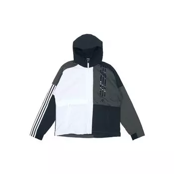 Adidas Повседневная спортивная куртка с капюшоном на флисовой подкладке Мужская куртка белая FM9398 M