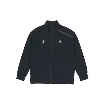 Adidas Повседневная спортивная куртка с воротником-стойкой Мужские топы Черные GP0907 S