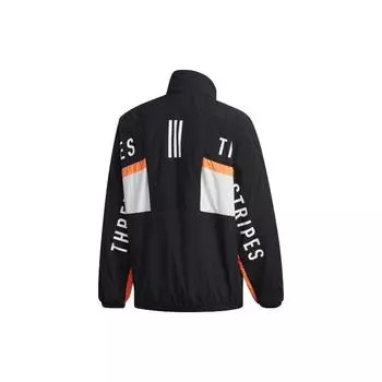 Adidas Повседневная спортивная куртка с воротником-стойкой Мужская верхняя одежда Черный HN8479 L