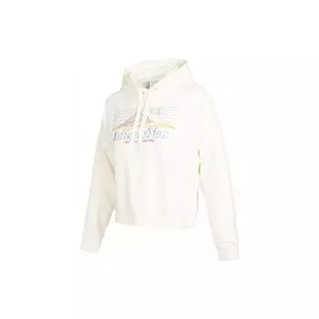 Adidas Повседневная толстовка с капюшоном Neo Letter Logo Printed Women Hoodies White H18575 XL