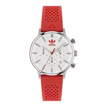 [Adidas] Повседневные часы Код 1 AOSY23019 Красные [Товар]