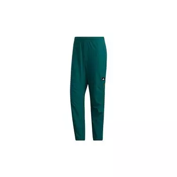 Adidas Повседневные вязаные спортивные штаны с двойным логотипом и цветными блоками в стиле ретро, мужские штаны, лесно-зеленые GM4440 L
