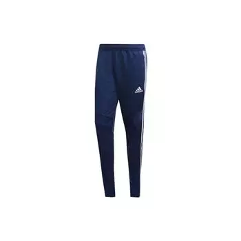 Adidas Повседневные вязаные зауженные футбольные штаны, мужские штаны, темно-синие DT5174 XL