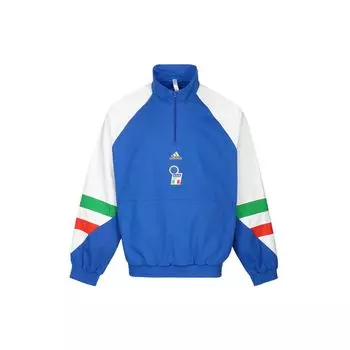 Adidas повседневный пуловер с воротником-стойкой, мужские топы, королевский синий HT2188 M