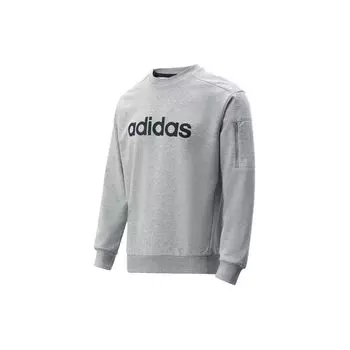 Adidas Повседневный удобный пуловер свитшот мужской свитшот серый JJ0421 XL