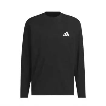 Adidas Повседневный удобный свитер с длинным рукавом футболка мужская топы черный JY6944 XL