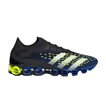 Adidas Predator.1 Microbounce Demonskin - Черные мужские кроссовки Core-Black Cloud-White Royal-Blue H69205 42