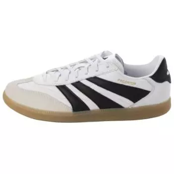 Adidas Predator 24 League Low Freestyle белые черные резиновые мужские кроссовки Cloud-White Core-Black Gold-Metallic ID3832 42