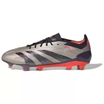 Adidas Кроссовки Predator Elite FG Vivid Horizon Pack Unisex серые платиновые-металлические Aurora-черные IF8868 38