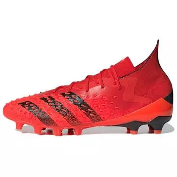 Adidas Predator Freak.1 AG Demonskin - Мужские кроссовки Solar Red Core-Black FY6253 41