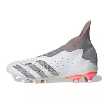 adidas Predator Freak+ AG Demonskin — мужские кроссовки White Solar Red Cloud-White Iron-Metalic FY8426