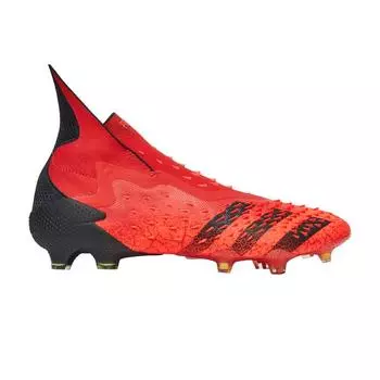 Adidas Predator Freak+ FG Demonskin - Мужские кроссовки Solar Red Core-Black FY6238