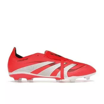 Adidas Кроссовки Predator League Foldover Tongue FG MG Pure Victory Pack для мужчин, ярко-красные, облачно-белые, сердцевинно-черные ID1319 41