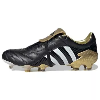 Adidas Predator Pulse FG Black Gold Metallic Мужские кроссовки Core-Black Zero-Metallic GX0219 40