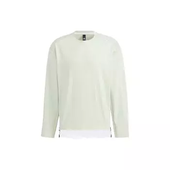 Adidas Premium Crew Neck Пуловер с длинным рукавом Мужские топы Зеленый HM2943 M