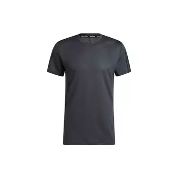 Adidas Primeblue Aeroready Sport Training Быстросохнущая футболка с короткими рукавами Мужские топы черные H16879 XL