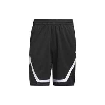 Adidas Pro Block Баскетбольные шорты с эластичной талией и прямыми штанинами Мужские брюки черные IC2429 M