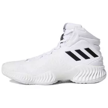adidas Pro Bounce 2018 White Black Мужские кроссовки Cloud-White Core-Black Crystal-White FW5745