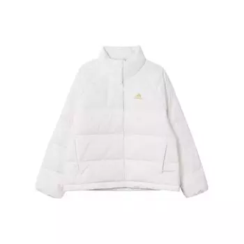 Adidas Puffy Solid Color Stand Collar Повседневный пуховик Женская верхняя одежда Белый IK3195 XXL