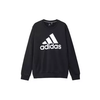 Adidas Пуловер с круглым вырезом, мужские топы, черный DT9941 XL