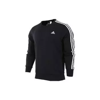 Adidas пуловер с круглым вырезом, мужские топы, черный S98803 XL