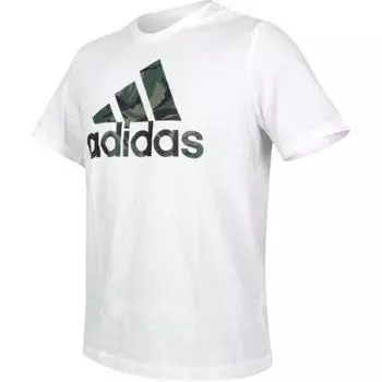 Adidas пуловер с круглым вырезом удобная футболка с коротким рукавом мужские топы белые GK9635 L