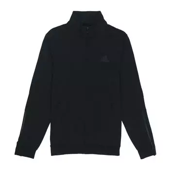 Adidas Pure Color Logo Спортивная повседневная куртка Мужские куртки Черный H12217 S
