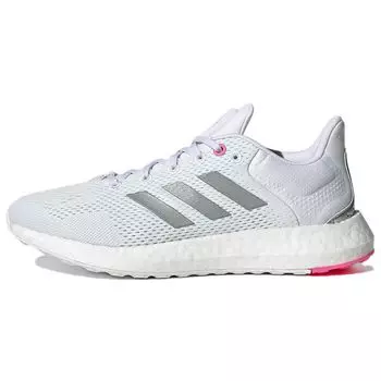 adidas PureBoost 21 White Silver Mint Женские кроссовки Обувь-Белый Серебристый-Металлик Прозрачный-Мятный GY5097 36