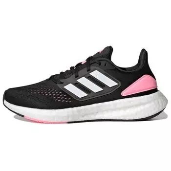 adidas PureBoost 22 Black Beam Pink Женские кроссовки Core-Black Cloud-White HQ1458 36