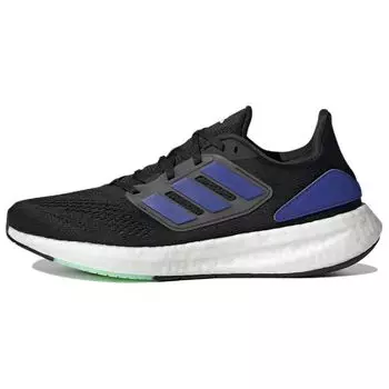 Adidas PureBoost 22 Black Lucid Blue Мужские кроссовки Core-Black Cloud-White HQ8584 46