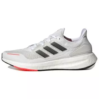 Adidas PureBoost 22 Heat.RDY White Solar Red Мужские кроссовки Cloud-White Core-Black IG0909 39